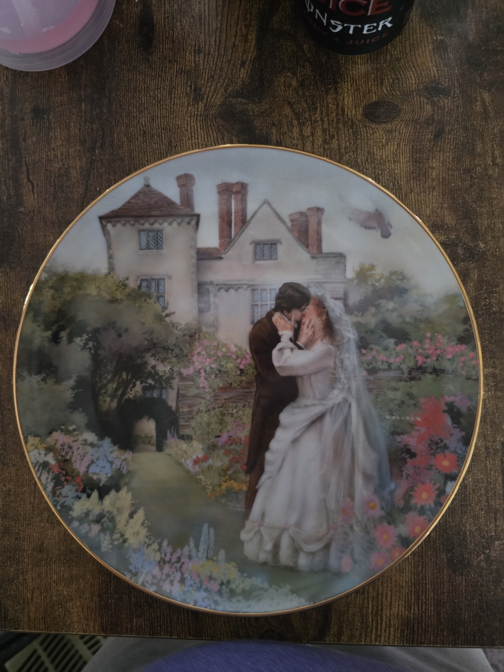Vintage 1985 Porcelain Plate "The Wedding"